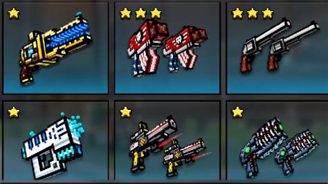 all the guns in pixel gun 3d